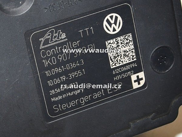 Řídicí jednotka ABS VW Audi Škoda VAG 1K0614517DP 1K0907379BL 10096103643 +  Záruka - 4