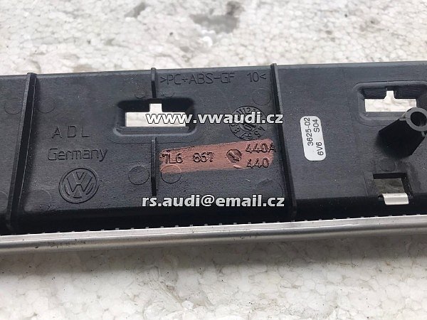 7L6 867 440 A  Ozdobná lišta, pravé přední dveře VW Touareg 7L dveřní panel - 3