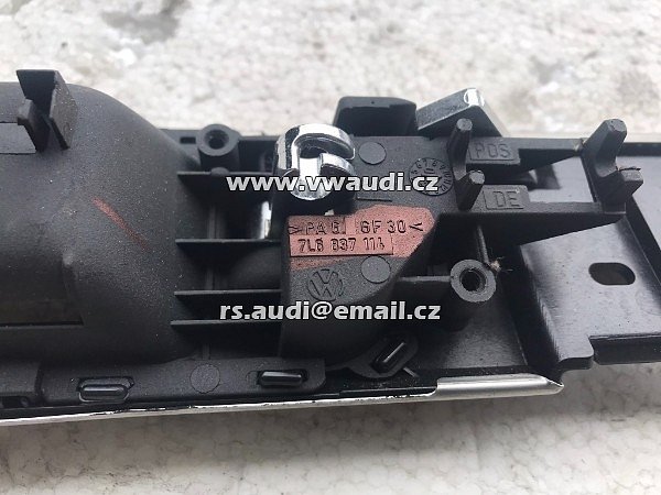 7L6 867 440 A  Ozdobná lišta, pravé přední dveře VW Touareg 7L dveřní panel - 5