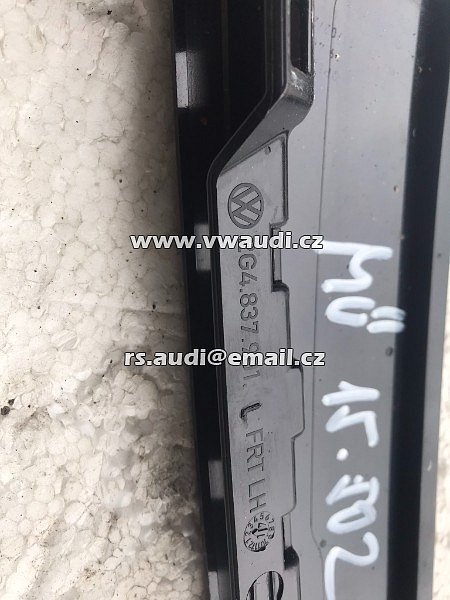 2G4 837 901 F VW Polo 2018 dveřní panel přední levý lesklý černý  - 5