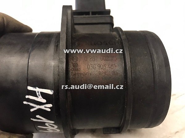 F 00C 267 017 / PBT-GF30  . Snímač hmotnosti vzduchu Bosch pro AUDI, SEAT, SKODA, - 5