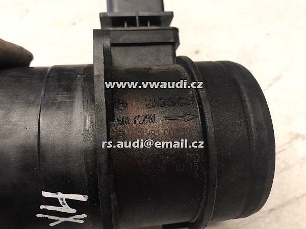 F 00C 267 017 / PBT-GF30  . Snímač hmotnosti vzduchu Bosch pro AUDI, SEAT, SKODA, - 6