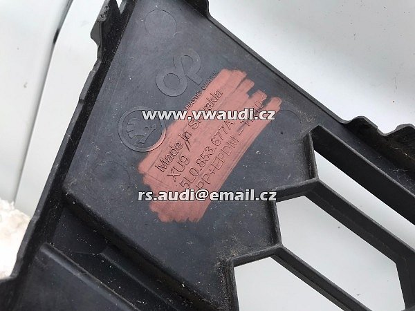 5L0 853 677 A SKODA YETI STŘEDOVÁ MŘÍŽKA 5L0853677A9B9 SENZORY PDC - 6