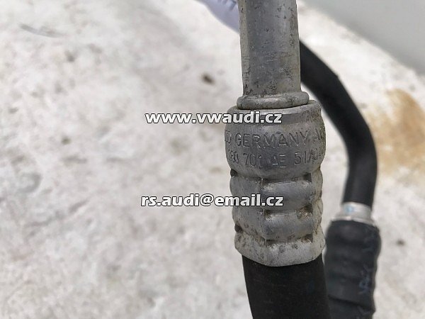 8D0 260 701 AE A4 B5 A6 vedení klimatizace hadice chladiva 6válcový motor V6 klimatizace  - 7