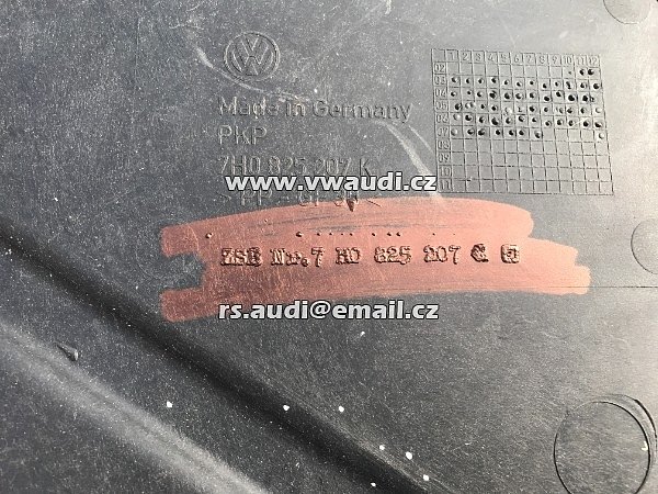 7H0825207 T5 Multivan tepelná ochrana izolace  nezávislé topení obložení podvozku  vypln podlahy - 4
