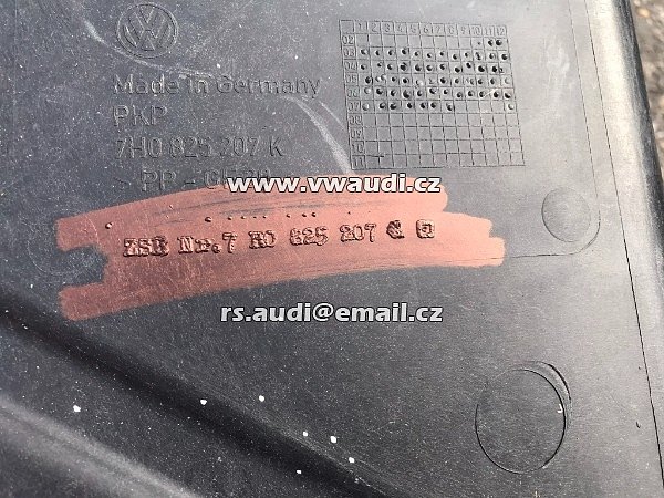 7H0825207 T5 Multivan tepelná ochrana izolace  nezávislé topení obložení podvozku  vypln podlahy - 6