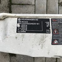 VW LT 2D 2D0806609 Nosič zámku přední středový díl originál LK3A 2.5TDI 80kw ANJ - 4