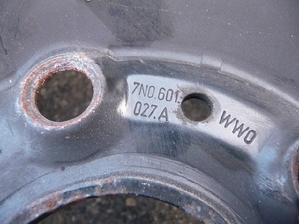 Ocelový disk VW Tiguan 7NO 601 027A - 3