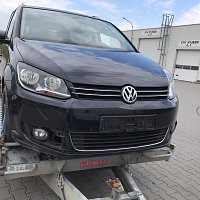 VW Touran 1,6 TDI CAY MAW náhradní díly  C9X LC9X černá barva - 4