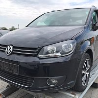 VW Touran 1,6 TDI CAY MAW náhradní díly  C9X LC9X černá barva - 6