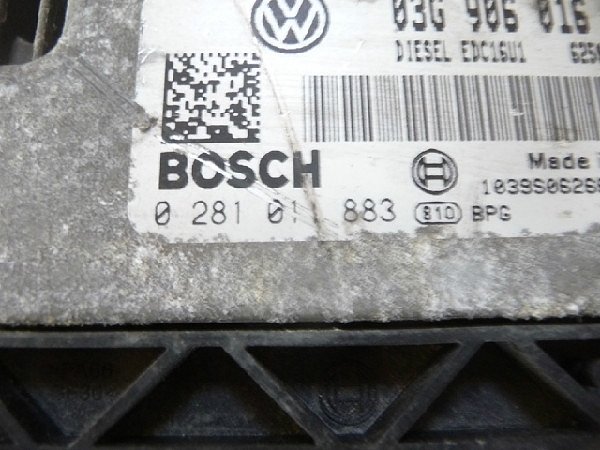 Řídící jednotka motoru ECU VW Audi 1,9 Tdi - 4