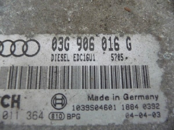 Řídící jednotka motoru ECU  Audi A3 8P 2004-2008 2.0 TDI Diesel 140PS  BKD   - 3