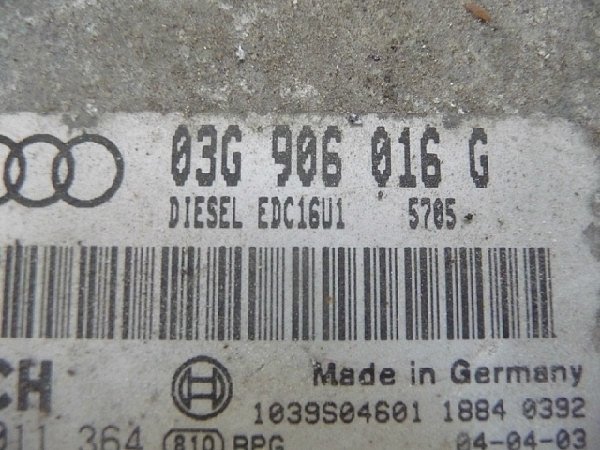 Řídící jednotka motoru ECU  Audi A3 8P 2004-2008 2.0 TDI Diesel 140PS  BKD   - 5