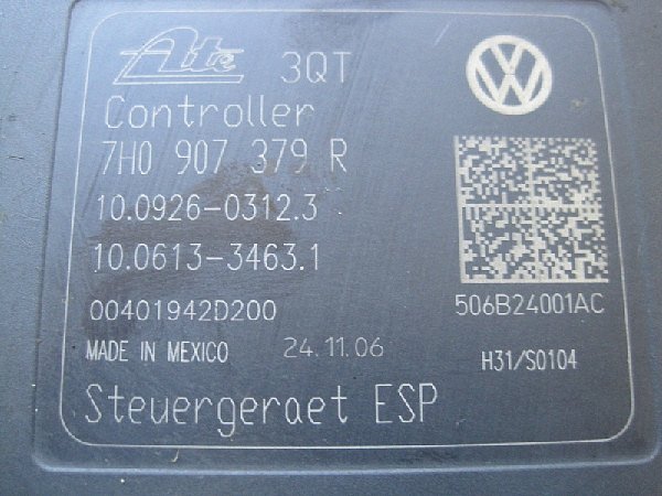 7H0 614 517B  ABS  hydraulický blok T5  - 3