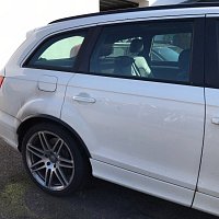 Audi Q7 4L  Sklo okno boční pravé zadní dveře spolujezdec PZ Bok - 3