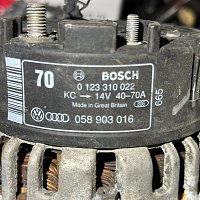 Alternátor Generátor Audi A4 B5  BOSCH - 4