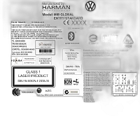Radio T6 Volkswagen / NAV / SAT Original Harman 961 Mib Global Entry7 - 8