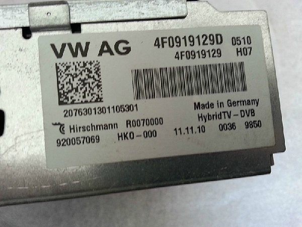 Audi - DVB-T Tuner Hybrid MMI 3G  / 3G+ - 2