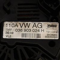 Alternator VW Caddy Life 1,4 16V 110A VALEO TG11C014 - 2