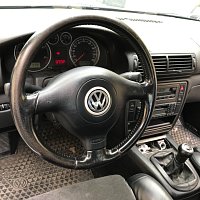 TŘÍRAMENNÝ kožený sportovní volant  VW Passat B5,5 2001 GOLF 4 IV - 6