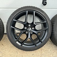 VW Audi Seat Škoda Y80837 Borbet 18" al. alu kola hliníkové sada 4 ks Černý lesklý lak - 4