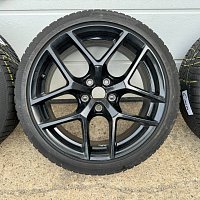 VW Audi Seat Škoda Y80837 Borbet 18" al. alu kola hliníkové sada 4 ks Černý lesklý lak - 5