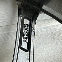 VW Audi Seat Škoda Y80837 Borbet 18" al. alu kola hliníkové sada 4 ks Černý lesklý lak - 12