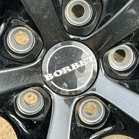 VW Audi Seat Škoda Y80837 Borbet 18" al. alu kola hliníkové sada 4 ks Černý lesklý lak - 28