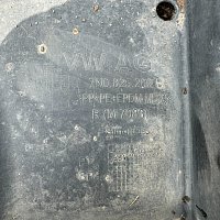 VW Sharan 7N1, 7N2 Pravý boční kryt podvozku 7N0 825202B - 2