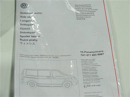 VW  T5 Panamericana Spoiler Multivan SPOILER SET , PRAHY ,  2012 , VW T5  MULTIVAN - 5