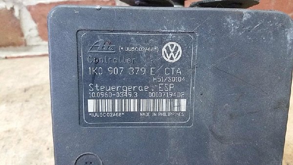 1K0 614 517C/1K0 907 379E  VW Škoda Audi Seat ABS Hydraulikblock - 3