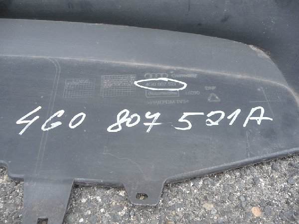 4G0 807 521A AUDI A6 4G 2012 - Diffuser zadní nárazník-  spoiler zadní  - 2