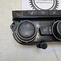 VW Golf 7 BQ1 jednotka klimatizace  ovládací panel klimatizace VW Arteon 3H7 regulátor topení ventilace vyhřívání sedadel - 2