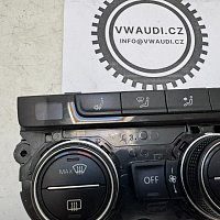 VW Golf 7 BQ1 jednotka klimatizace  ovládací panel klimatizace VW Arteon 3H7 regulátor topení ventilace vyhřívání sedadel - 3