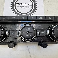 VW Golf 7 BQ1 jednotka klimatizace  ovládací panel klimatizace VW Arteon 3H7 regulátor topení ventilace vyhřívání sedadel - 4