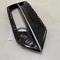 VW Passat B8 3G Mřížka předního nárazníku Levá 3G0353665F boční mřížka SPODNÍ Černý lak + chrom - 3
