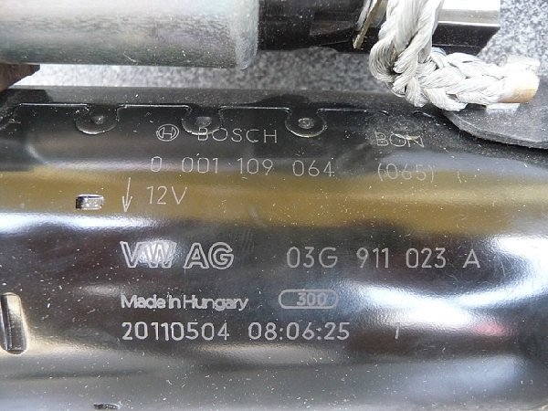 03G 911 023A 03G 911 023A Audi A4 B7 A6 C6 2.0 TD  starter motor  - 4