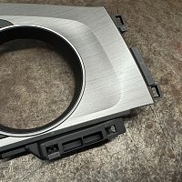 ozdobný kryt VW Golf 7 5G šedý kryt rychloměru kartáčovaný 5G0857059S TACHOMETRU RÁMEČEK  5G0 857 189 - 2