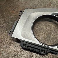 ozdobný kryt VW Golf 7 5G šedý kryt rychloměru kartáčovaný 5G0857059S TACHOMETRU RÁMEČEK  5G0 857 189 - 3