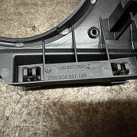 ozdobný kryt VW Golf 7 5G šedý kryt rychloměru kartáčovaný 5G0857059S TACHOMETRU RÁMEČEK  5G0 857 189 - 6