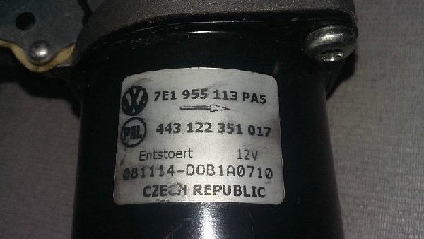  7E1 955 113 Motorek předních stěračů    VW  T5 7E1 955 113 - 4