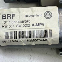 VW Touran 1T Golf motor elektricky ovládaných oken s řídící jednotkou 1K0959795AA 1K0959704AK - 2
