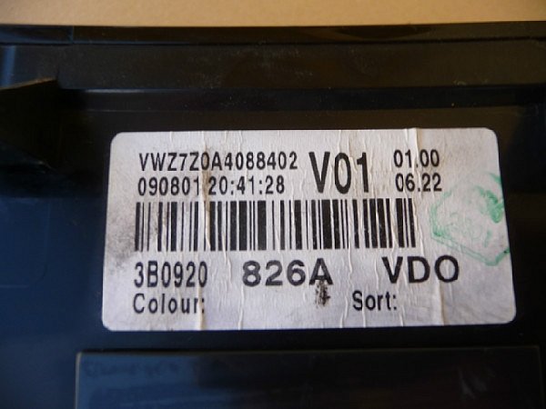Tachometr Passat 3B 2001 - 2004 - 3
