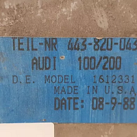 KLIMA PANEL  443-820-043F jednotka klimatizace AUDI 100 200 Electronic Climate Control 443820043F - 2