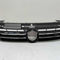 VW  Sharan 7N 2010 - Přední mřížka mřížky černá Chrom - 2
