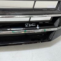 VW  Sharan 7N 2010 - Přední mřížka mřížky černá Chrom - 6