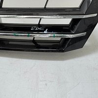 VW  Sharan 7N 2010 - Přední mřížka mřížky černá Chrom - 7