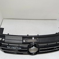 VW  Sharan 7N 2010 - Přední mřížka mřížky černá Chrom - 9