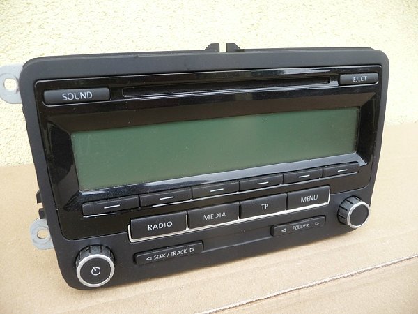 1K0 035 186AA RCD310 VW VW Golf 5 Passat 3C , Caddy , Eos RÁDIO - Radio MP3 CD Player - 1K0 035 186AA RCD310   - 2