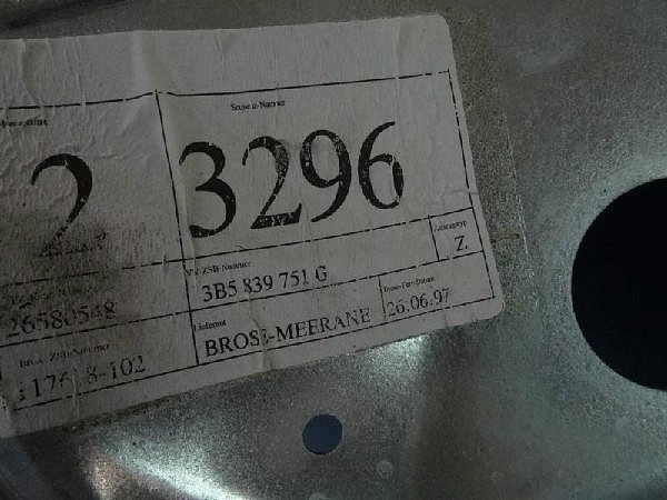 3B5 839 751G  VW Passat 3BG 2001 motorek spouštění skla - Levých zadních dveří - L.Z dveře - 2